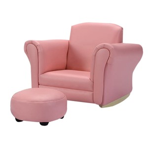 kids leather rocking chair