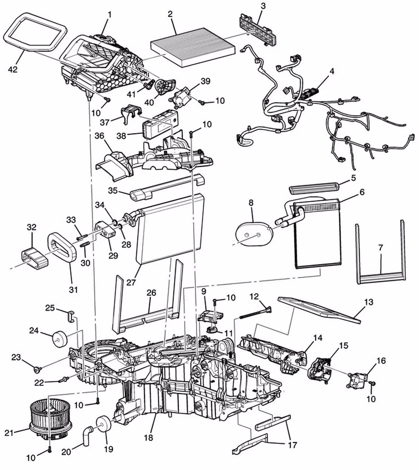 Actuador de válvula de temperatura HVAC 2014-2019 Escalade Silverado Sierra Tahoe Yukon Foto 4 de 4