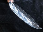 Vintage Elegant Heisey Depression Glass Leaf-shaped Relish Dish Marked — photo 4