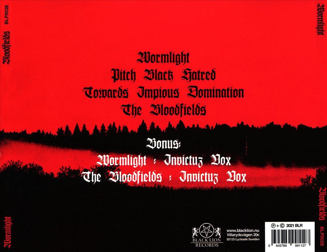 Wormlight Bloodfields Brand New Album CD Extreme Metal