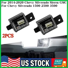 LED License Plate Light For 2014-2021 Chevy Silverado GMC Sierra 1500 2500 3500