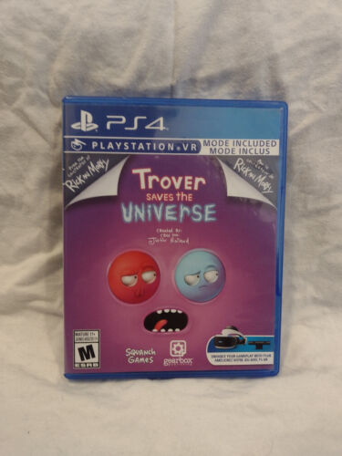 Trover Saves the Universe - Sony PlayStation VR PSVR Rick and Morty Squanch Game - Picture 1 of 1