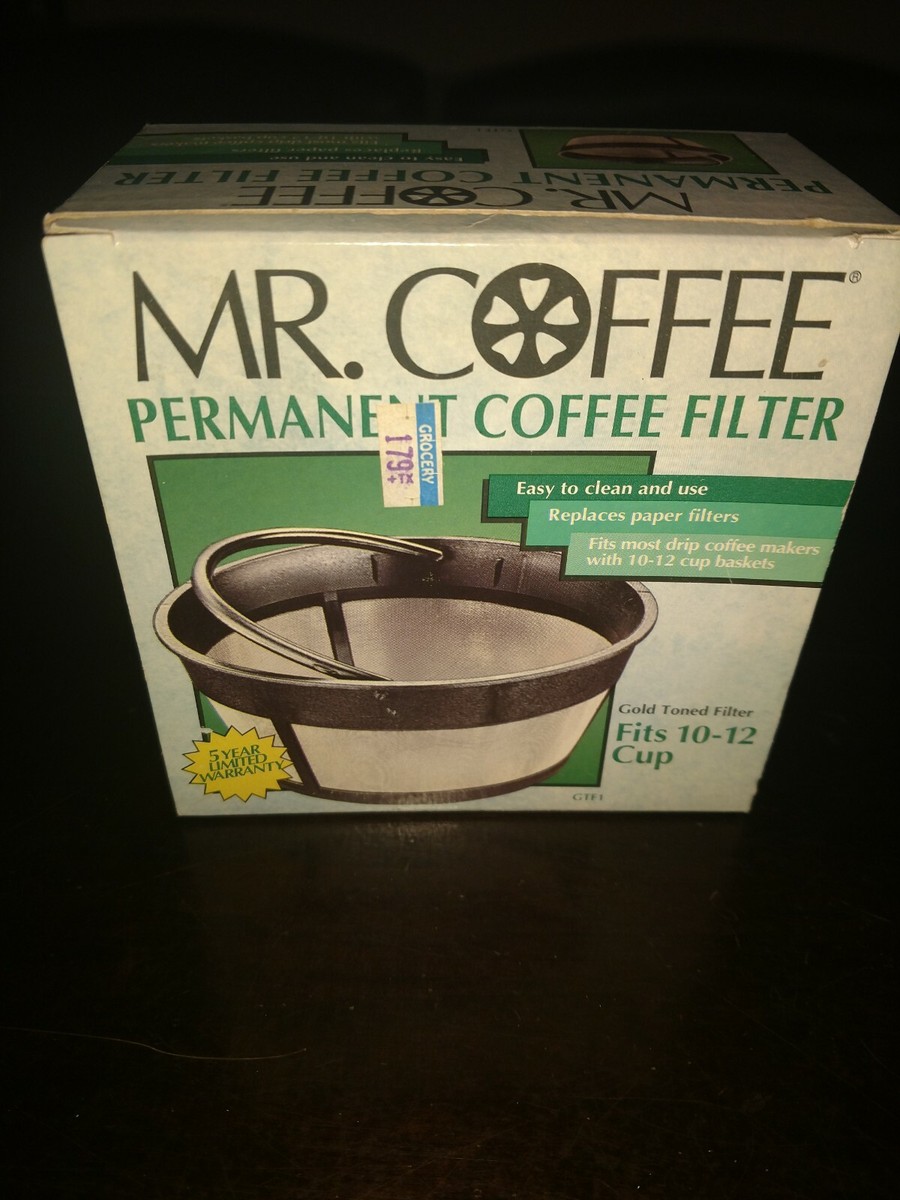 10-12 Permanent Coffee Filter with Solid Bottom for Coffee