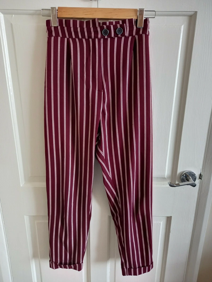 Pull and bear store striped pants