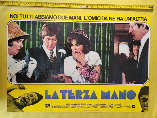 1976 SCHIZO Italy Frederick Leyton Fraser Rare Fotobusta Movie Poster ORIG F11-2