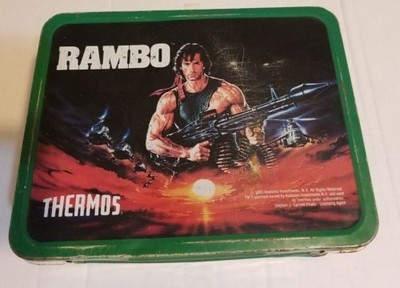 rambo lunch box with thermos