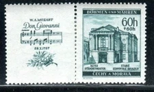 BOHEMIA & MORAVIA STAMP WWII CECHY & MORAVIA STAMP MINT HINGED LOT 159D