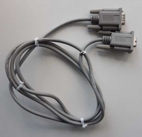 Serial RS232 Extension Cable DB9 M to F 9 pin Male to Female 1.83m (6foot). Used - Afbeelding 1 van 4