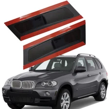 Smoke Front Bumper Reflector Side Marker Lights For 2007-2010 BMW E70 X5 Pair