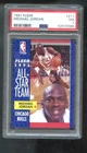 1991-92 Fleer #211 Michael Jordan PSA 7 Graded Basketball Card NBA All-Star Team