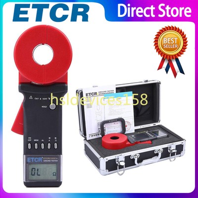 1PC ETCR2100C+ Multi-Function Clamp Earth Resistance Tester Kd