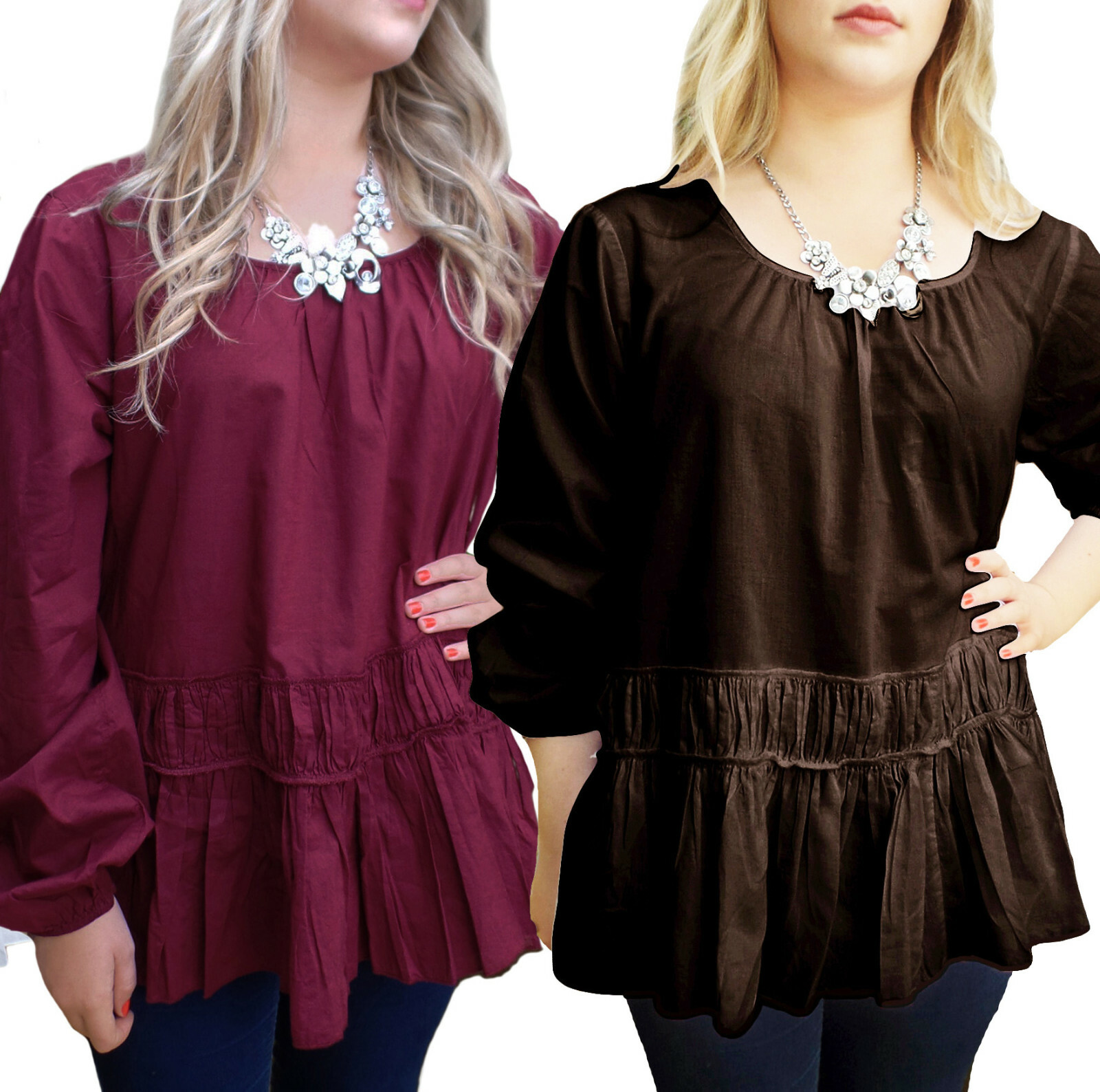 ladies long tops size 20