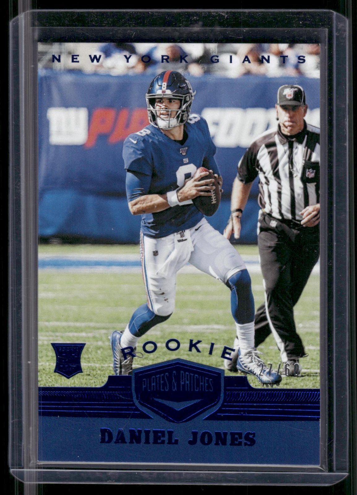 Daniel Jones Panini Plates & Patches #162 Blue