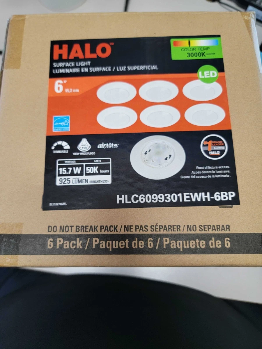 Halo light trim outlet