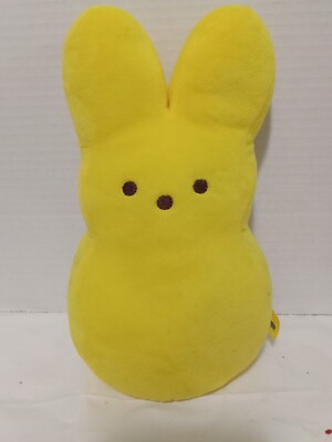 Just Born Peeps Yellow Easter Bunny Rabbit Scented 9'' Plush Retired 