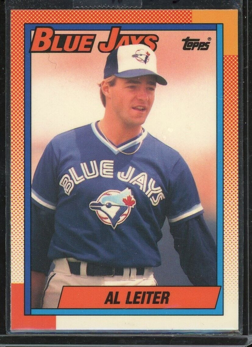 VERY RARE Al Leiter  1990 Topps TIFFANY #138 5,000 Sets Blue Jays