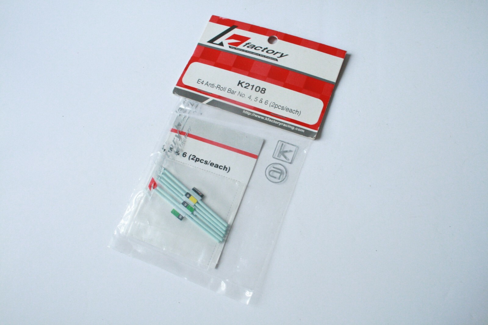 K-Factory Anti Roll Bars (No 3, 4, 5) For Team Magic E4 - K2108