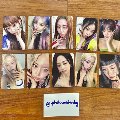 LE SSERAFIM ALBUM CRAZY BALACLAVA POB PHOTOCARD EVENT OFFICIAL