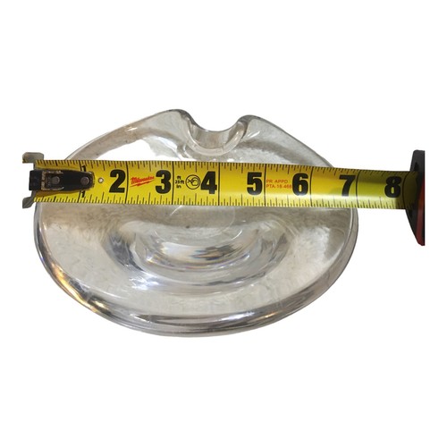 Steuben Art Glass Signed Cigar Ashtray 7” - Picture 4 of 8