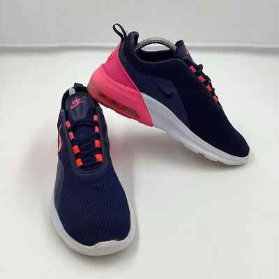 navy blue and pink nike air max