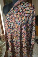 MASTERPIECE KANI JAMAVAR STOLE SILK PASHMINA SCARF : Unique Maple Leaf Design