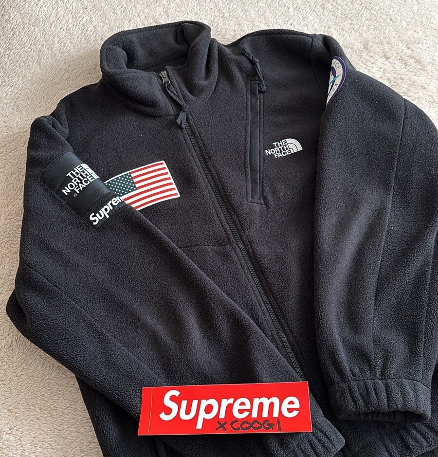 (L) SUPREME X THE NORTH FACE TNF TRANS ANTARCTICA EXPEDITION FLEECE JACKET  LARGE