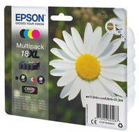 Epson 18XL / T1816 / C13T18164010 / Multipack Bk/C/M/Y (GäNseblüMchen)