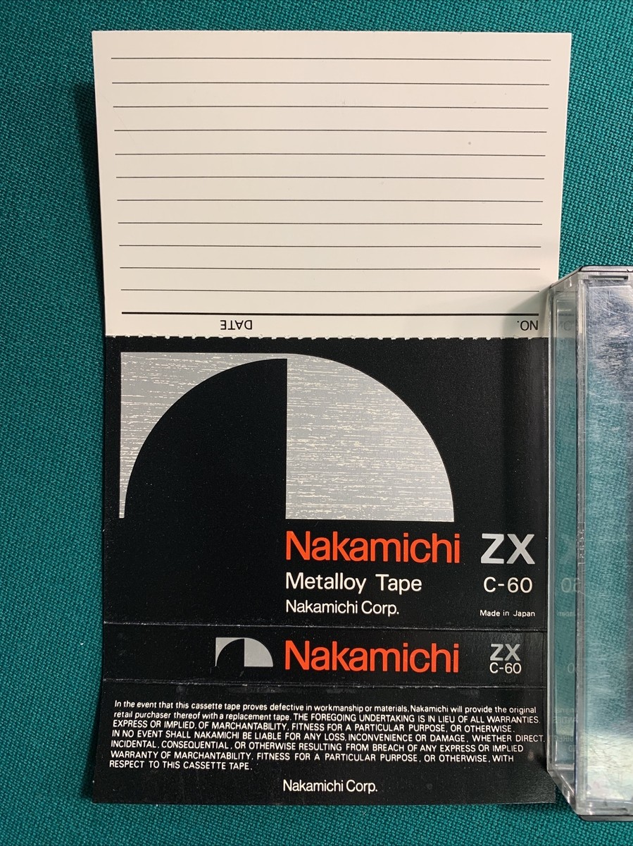 Sale By Original Owner: EXCELLENT Rare NAKAMICHI Metalloy Cassette