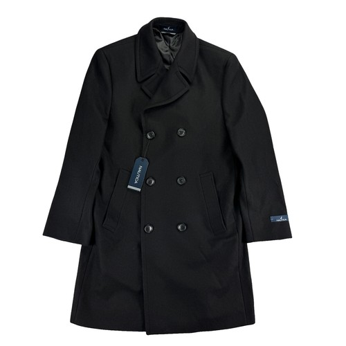 Nautica Men's Melton Classic Regular Fit Batten Overcoat Coat 42L