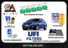 Kit tagliando Fiat Bravo II 2 1.6 Multijet mtj filtri UFI 5lt Selenia WR 5W30