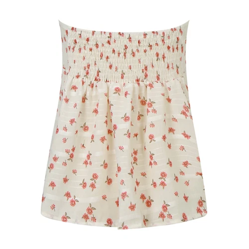 Top de tubo de verano sin tirantes para mujer Top elegante bandeau Top - Imagen 9 de 17