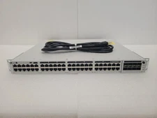 Cisco C9300-48P-E – 48-Port PoE+ Ethernet Switch, Network Essentials, 715W PSU