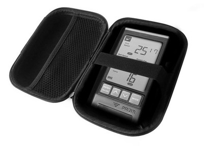 FitSand Travel Hard Case for PRGR HS 130-A Portable Golf Launch Monitor Black