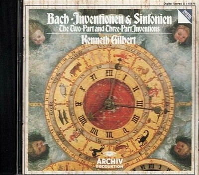BACH - The Two Part And Three Part - Kenneth Gilbert - CD NEU