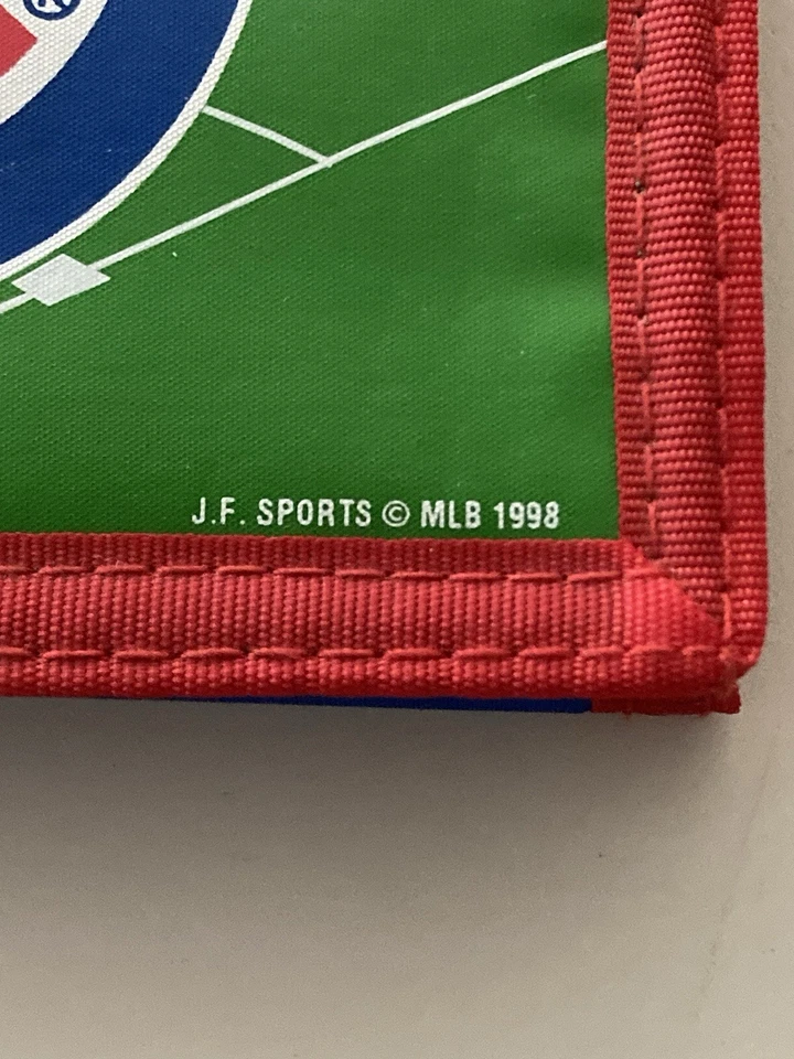 Vintage MLB Chicago Cubs TRI-FOLD WALLET Genuine JF Sports 1998 - EUC!! - Image 2 of 4