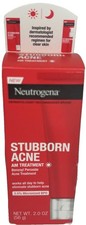 Neutrogena Stubborn Acne AM Treatment 2 oz No Scent See Below SHIPS IN 24 HOURS