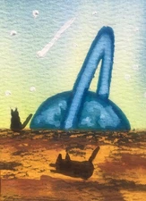 Aceo Original Mixed Media Art