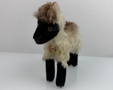 Steiff Snucki Mountain Sheep Goat RAM Vintage German Mohair Plush Toy With Tag