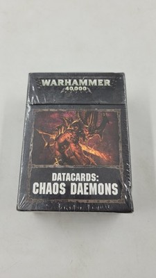 Warhammer 40.000 Datacards Chaos Daemons Englisch 8. Edition Neu OVP