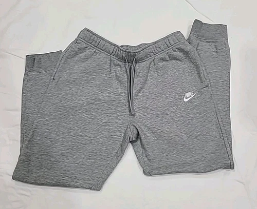 Nike Sportswear Pantaloni Joggers Uomo Taglia L Tasca Pile Cotone