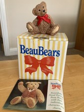 Beau Bears Paw Prints 'Basil' boxed Collectable 1994 VGC Hand Painted 