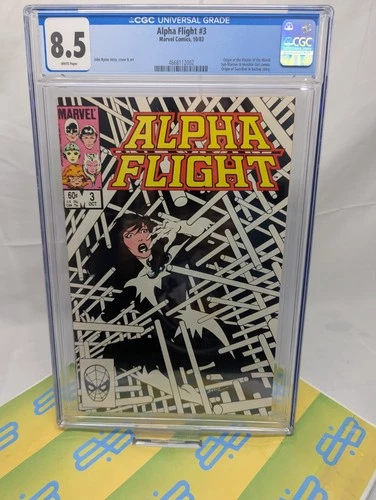 ALPHA FLIGHT #3 CGC-Grade 8.5 [1983] Aurora Cover by John Byrne, Wolverine Cameo