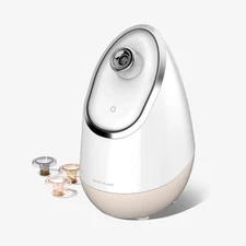Aira Ionic Facial Steamer Vanity Planet Silver Cleanses and Moisturizes New 