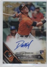 2016 Topps Chrome Rookie Gold Refractor 28/50 Dariel Alvarez #RA-DA Auto 1b0