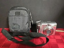 Canon PowerShot A560 7.1MP Silver Digital Camera pc1229 Tested Works W/Case Used