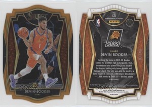 2020-21 Panini Select Premier Level Orange Prizm Die-Cut /65 Devin Booker #121