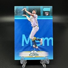 2025 Topps Stadium Club Denzel Clarke RC Light Blue #31 Athletics