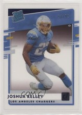 2020 Panini Chronicles Clearly Donruss Rated Rookie Blue 62/99 Joshua Kelley 0cz