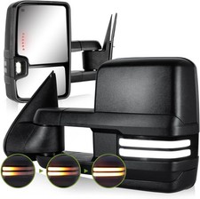 For 2003-2006 Silverado Sierra 1500 2500hd Towing Mirrors Led Switchback Signals
