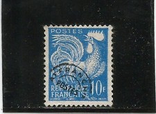 FRANCE préoblitéré n° 110a cercle ext surcharge double neuf (*)